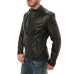 Classic Moto Jacket // Black (L)