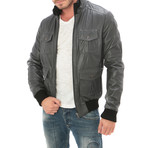 Outdoor Bomber Jacket // Grey (L)