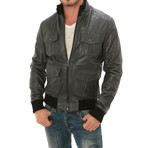 Outdoor Bomber Jacket // Grey (L)