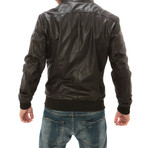 Outdoor Bomber Jacket // Dark Brown (L)