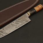 Damascus Kitchen Knife // 9008