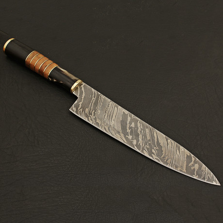 Damascus Kitchen Knife // 9008