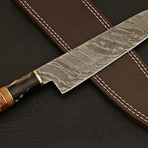 Damascus Kitchen Knife // 9008