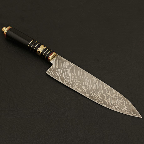 Damascus Kitchen Knife // 9009