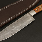 Damascus Kitchen Knife // 9018