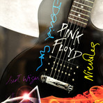 Framed Autographed Guitar // Pink Floyd // Dark Side