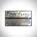 Frame Autographed Guitar // Pink Floyd