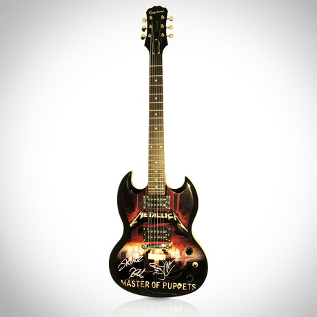 Autographed Guitar // Metallica