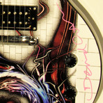 Autographed Guitar // Pink Floyd // The Wall