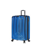 Alluminio Polish Hardside Spinner 3 Piece Set (Blue)