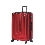 Alluminio Polish Hardside Spinner 3 Piece Set (Blue)