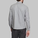 Hidden Button-Up Shirt // Grey (S)
