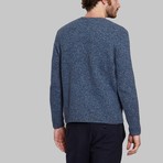 Wool Knit Sweater // Blue (S)