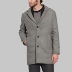 Wool Long Coat // Light Grey (2XL)