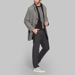 Wool Long Coat // Light Grey (XL)