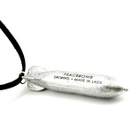 Story Bomb Leather Necklace