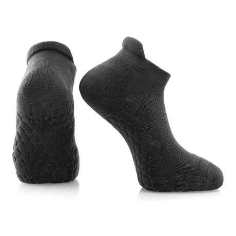 Neverquit No Show Socks // Grey // Set of 2 (Medium)