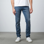 Skinny Jeans // Solid Blue (30WX32L)