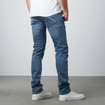 Skinny Jeans // Solid Blue (32WX32L)