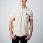 Short Sleeve Polo Shirt // Beige (S)
