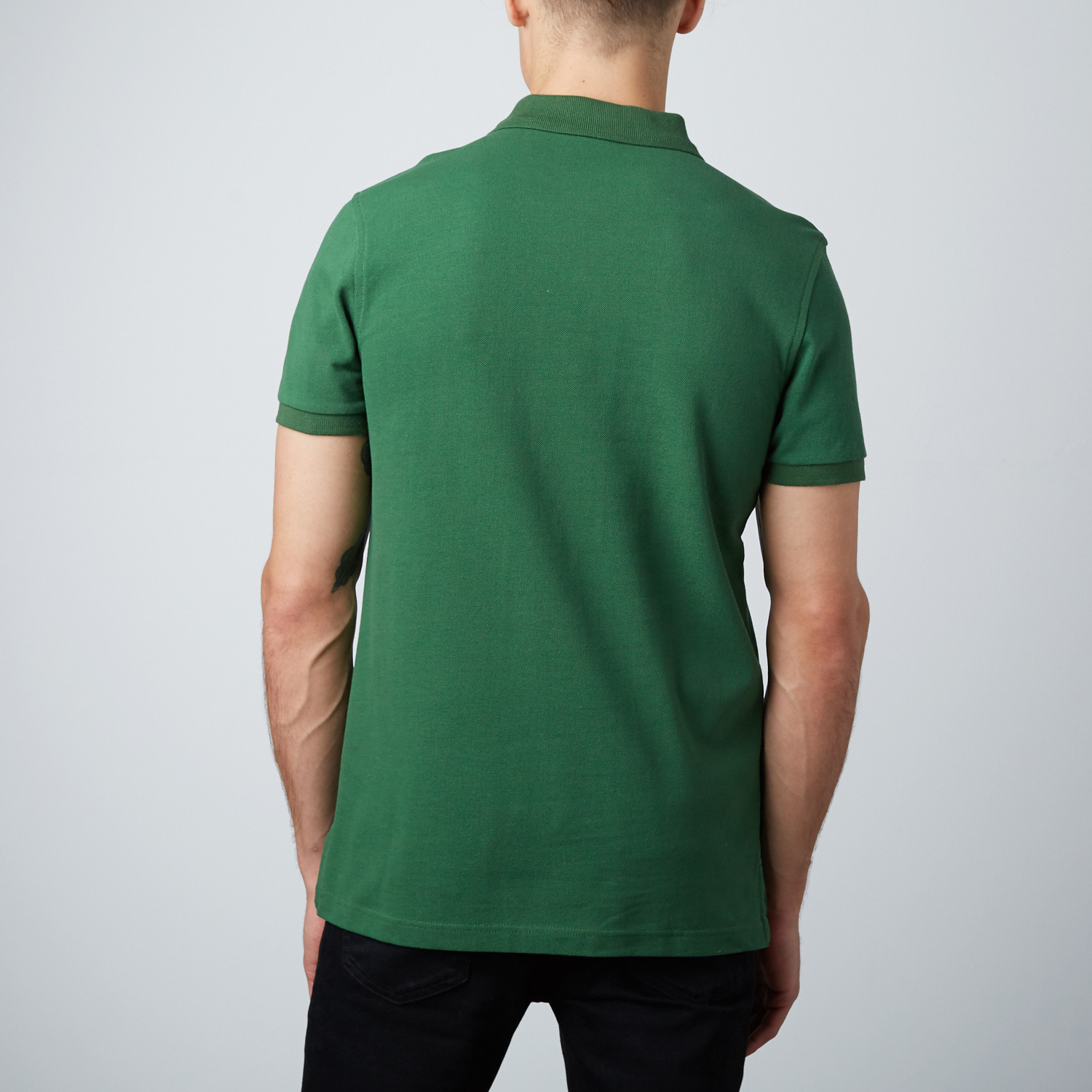 Short Sleeve Polo Shirt // Green (S) - Salvatore Galliano - Touch of Modern