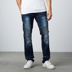 Rawx Indigo Faded Wash Jeans // Medium Blue (34WX30L)