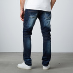Rawx Indigo Faded Wash Jeans // Medium Blue (34WX30L)