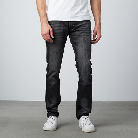 Coated Standard Slim Jean // Black (32WX30L)