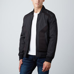 Nylon And Neoprene Jacket // Black (XL)