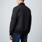 Nylon And Neoprene Jacket // Black (XL)