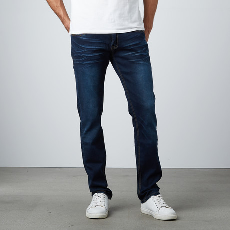 Whiskered Standard Slim Jean // Indigo (30WX30L)