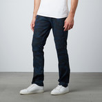 Camo Print Moto Jeans // Navy (30WX30L)