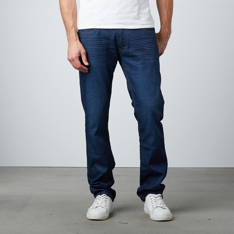 Coated Classic Standard Slim Jean // Dark Blue (30WX30L)
