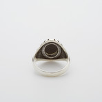 Eye Onyx Stone Ring (Size 8.5)