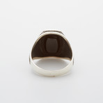 Onyx Stone Ring (Size 8.5)