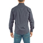 Long-Sleeve Button-Up Shirt // Royal (S)