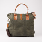 Hudson Tote Bag // Fatigue Green