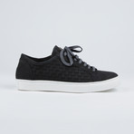 Braided Leather Shoes // Black (Euro: 42)