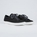 Braided Leather Shoes // Black (Euro: 42)