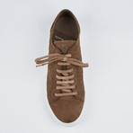 Braided Leather Shoes // Brown (Euro: 41)