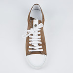 Limited Edition Cap-Toe Shoes // Brown + White (Euro: 42)