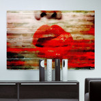 Lick My Lips // Wrapped Canvas (18"W x 12"H x 1.5"D)