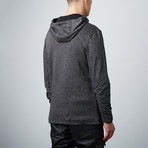 Double Zip Hoodie // Grey (M)