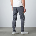 Terry Moto Zip Jogger // Grey (L)