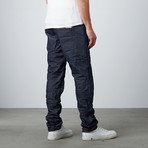 Cargo Pocket Denim // Raw Blue (38WX32L)