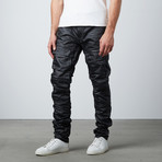 Cargo Pocket Denim // Black Wax (38WX32L)