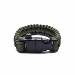 Tactical Paracord Bracelet // Green