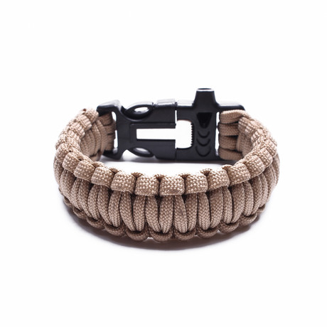 Tactical Paracord Bracelet // Khaki
