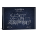 Charles L. Heisler Locomotive Pattern Sketch (26"W x 18"H x 0.75"D)