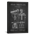 J.W. Holmes Solar Theodolite Patent Sketch // Charcoal (18"W x 26"H x 0.75"D)